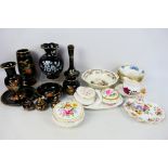 Mixed ceramics to include Royal Albert, Coalport, Paragon and similar.