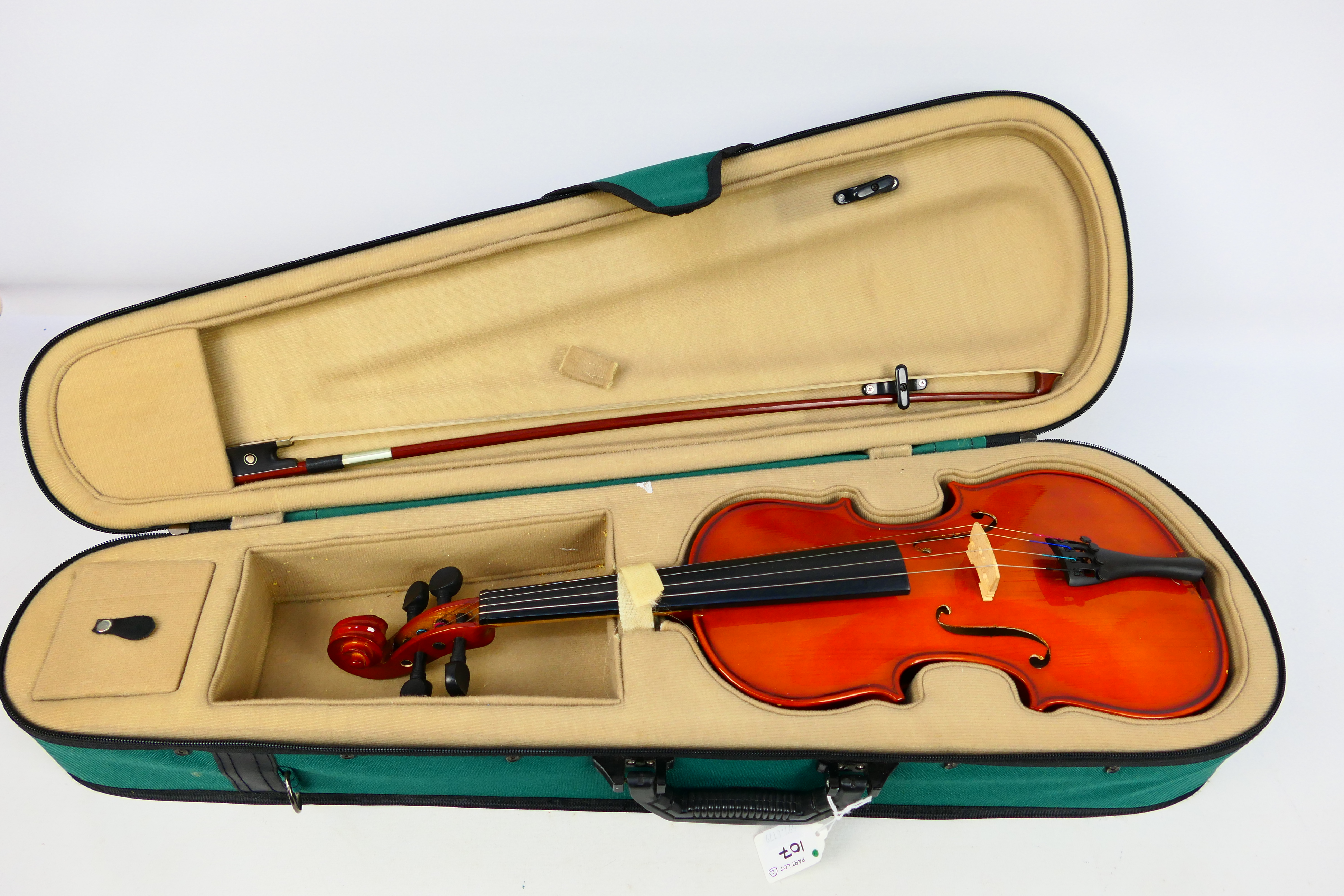 Two cased violins comprising a Stentor Student ST and an Antoni, - Bild 4 aus 4