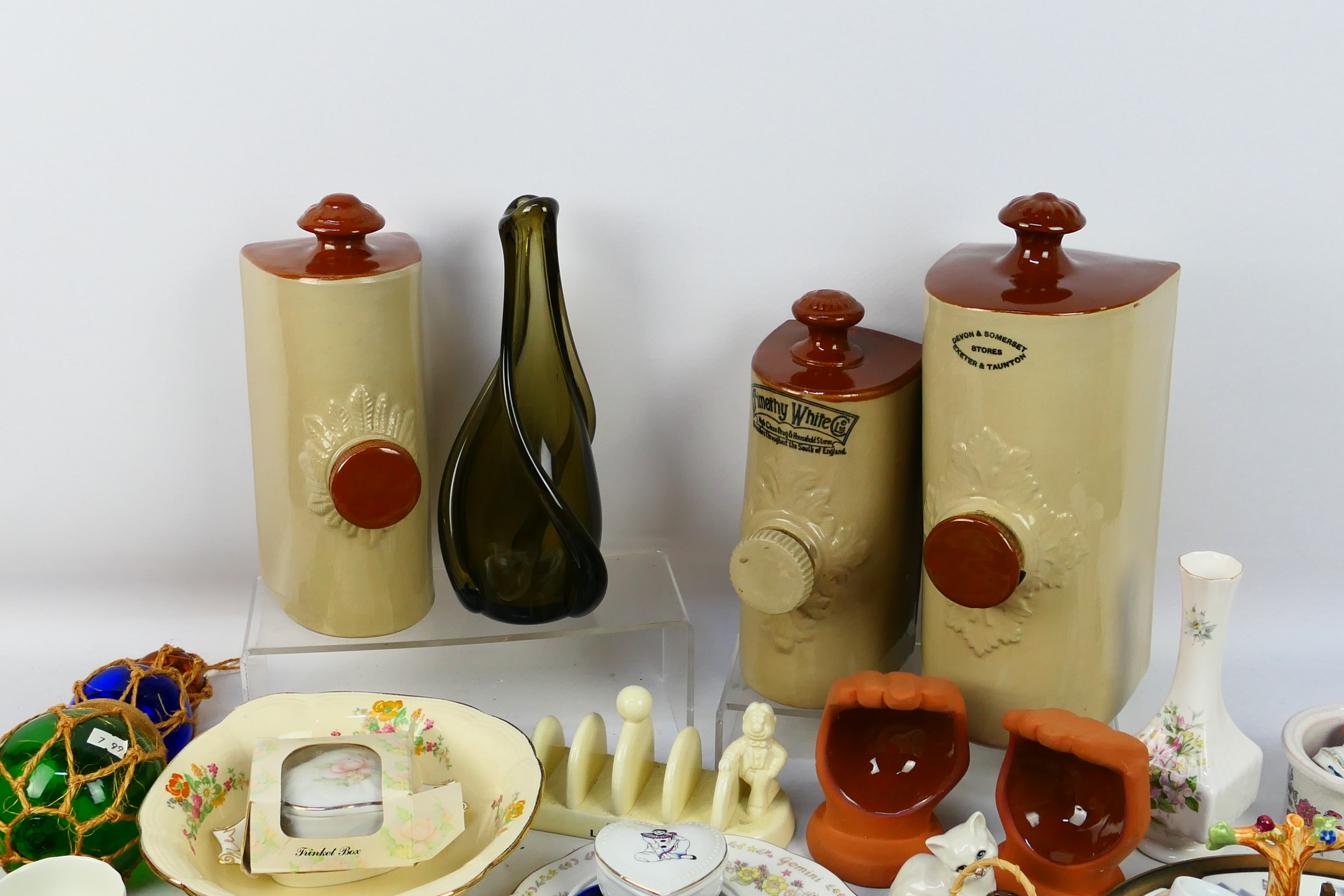 Mixed ceramics and glassware to include Beswick, studio pottery, - Image 2 of 4