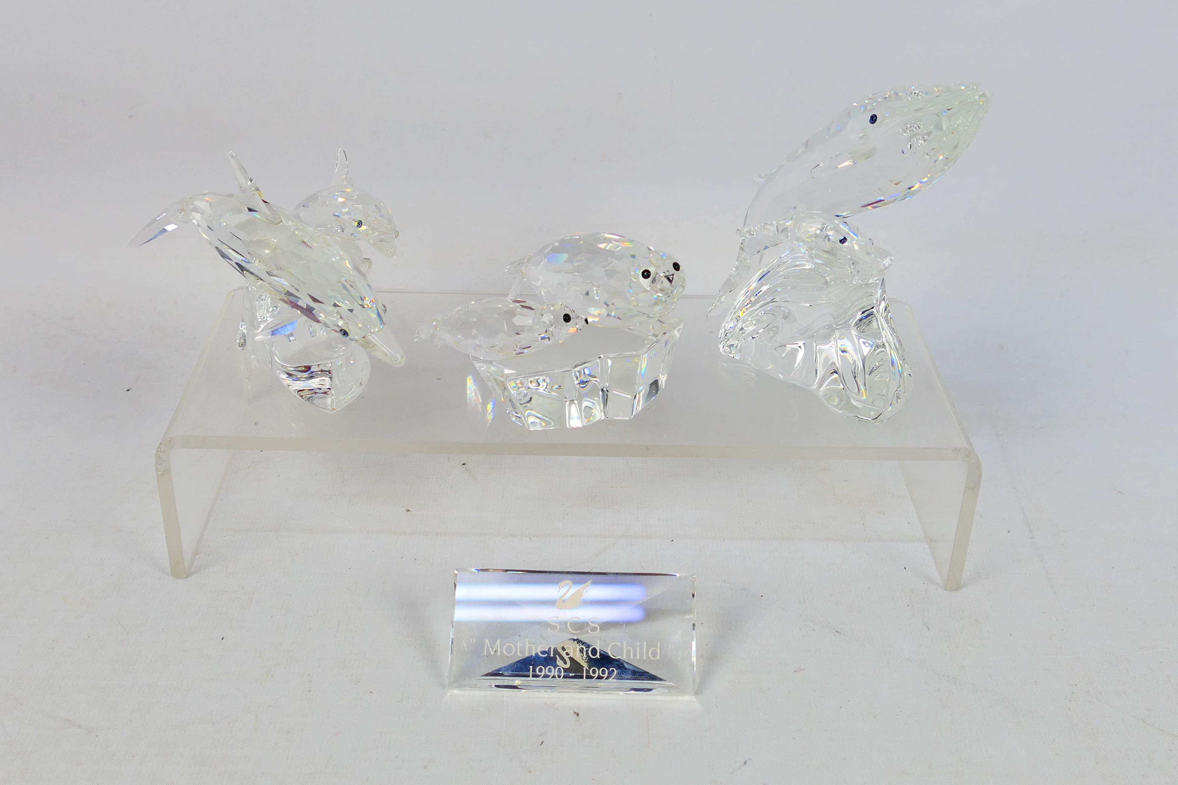 Swarovski - Three Collectors Society annual edition releases from the Mother And Child series