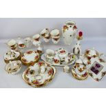 Royal Albert - A collection of ornamental and tea wares in the Old Country Roses pattern to include