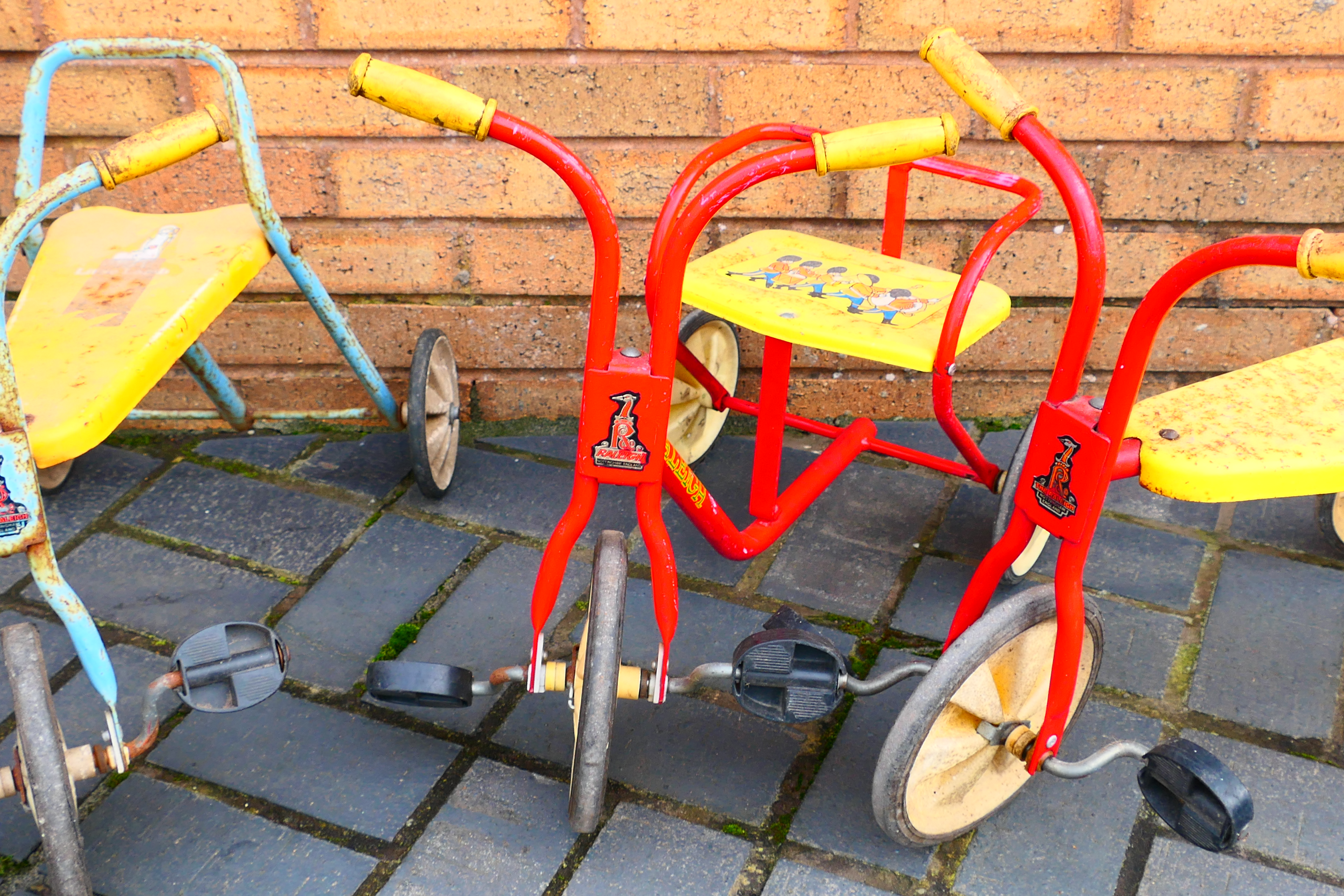 Raleigh - 3 x vintage Raleigh junior Tricycles. - Bild 3 aus 4