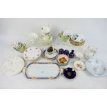 A collection of various tea wares to include Wedgwood, Royal Stafford, Royal Albert and similar.