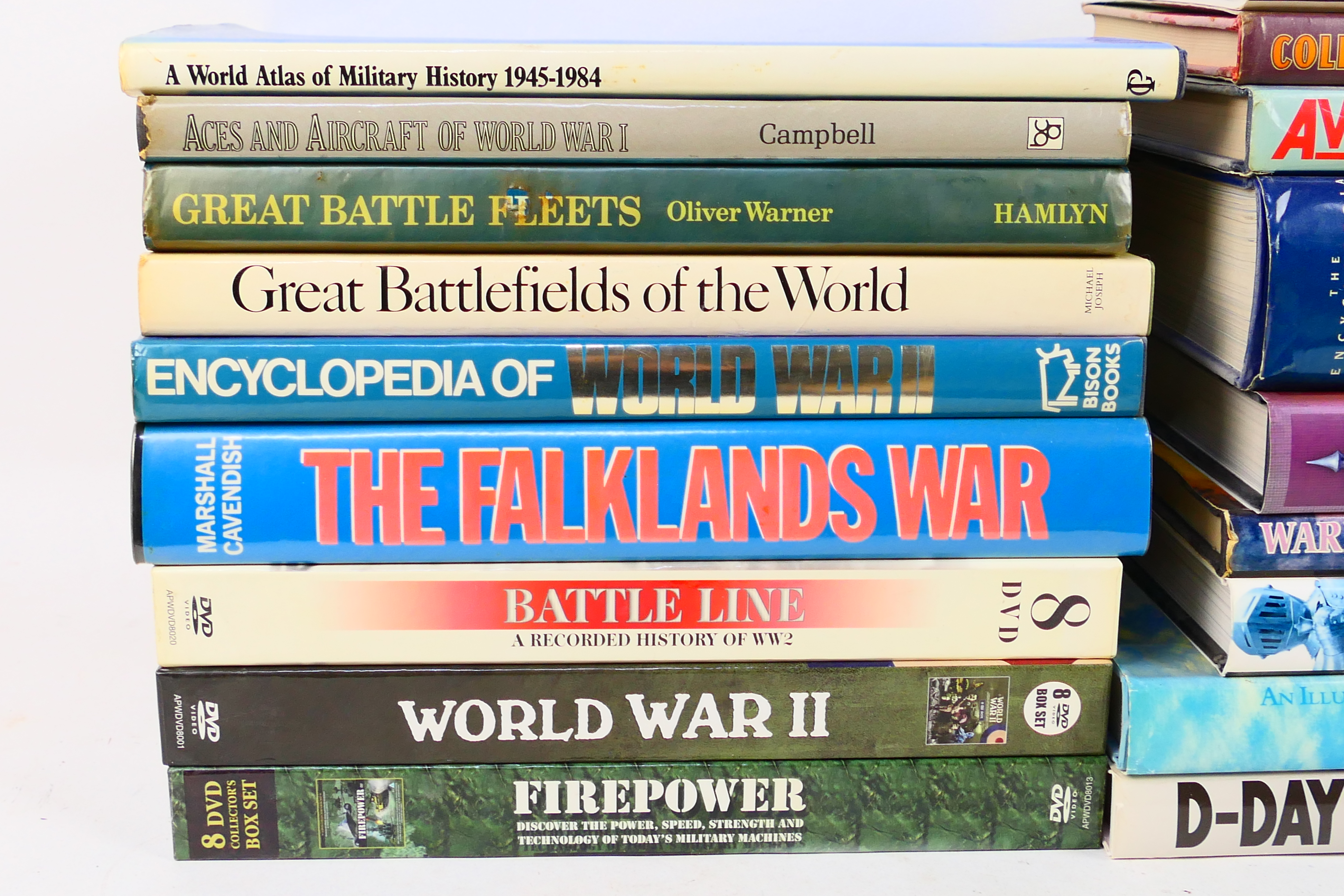 A collection of military related publications and DVDs to include Aces And Aircraft Of World War - Image 2 of 2