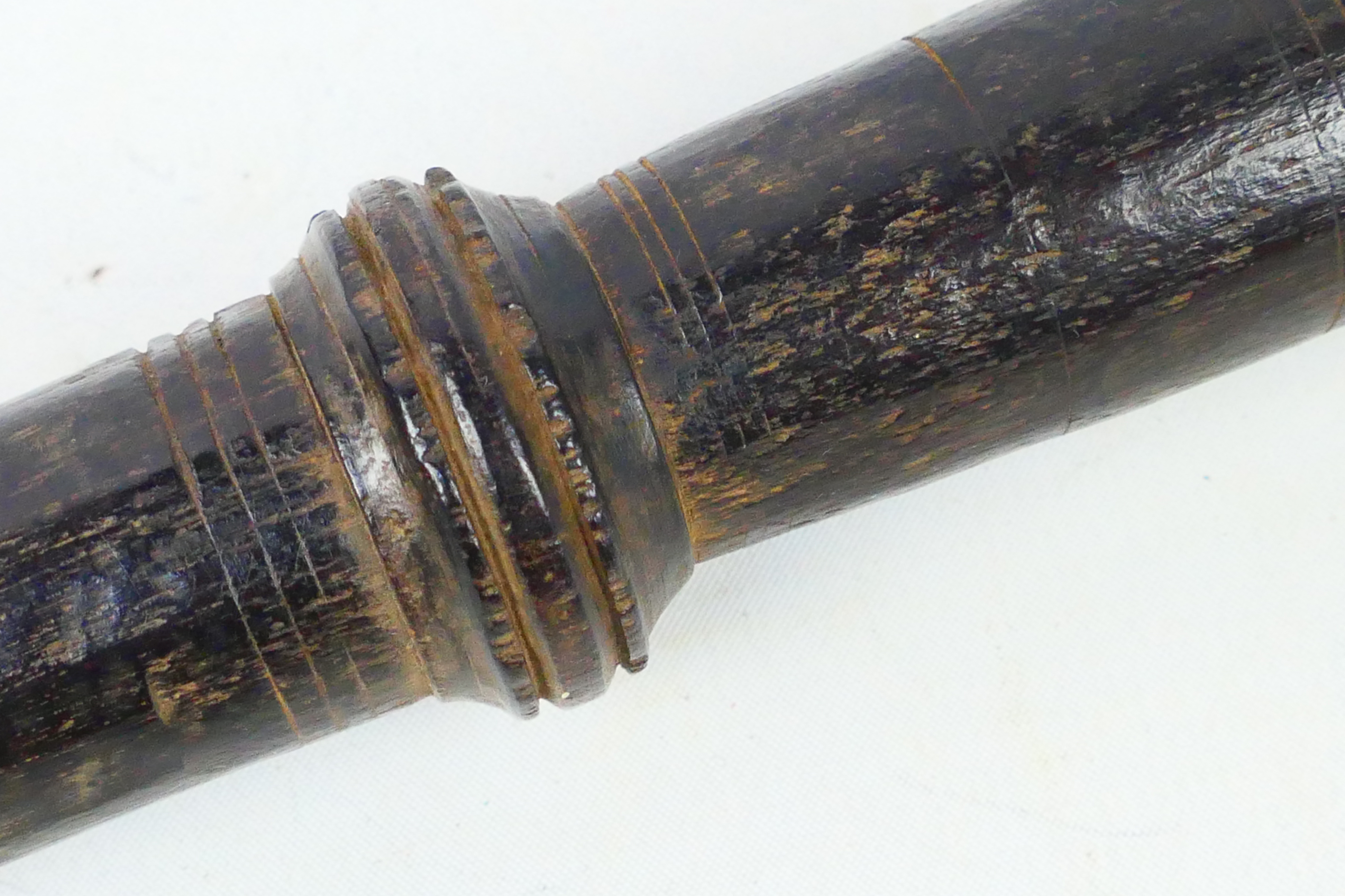 A 19th century turned wood truncheon, approximately 42 cm (l). - Image 6 of 9
