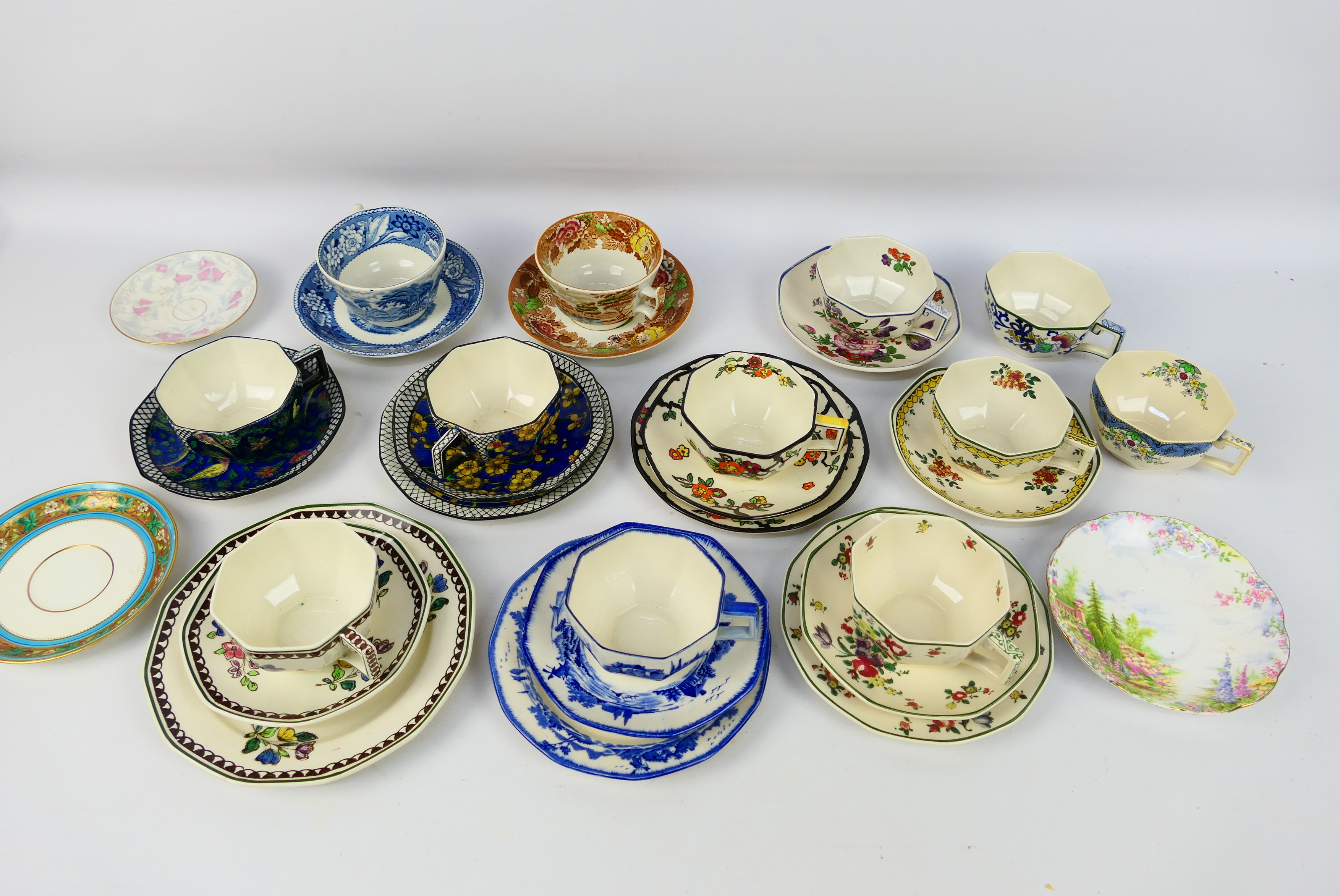 A quantity of mixed tea wares to include Royal Doulton, Royal Albert and other.