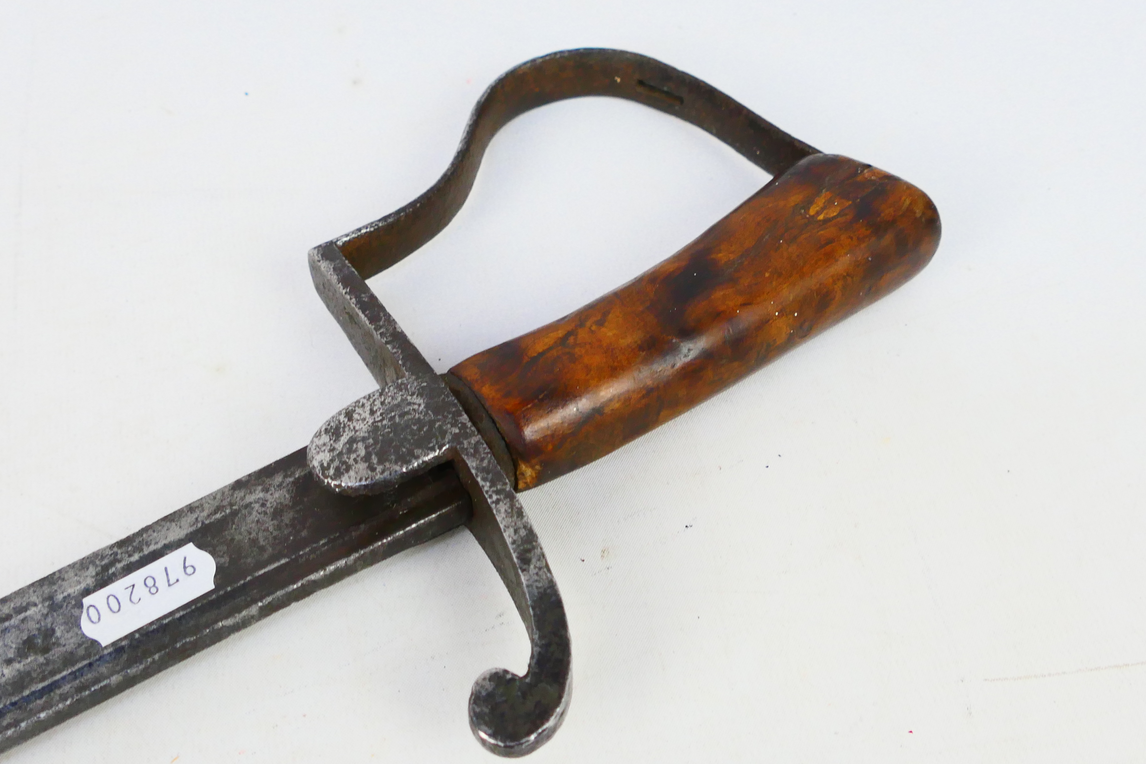 A short sword, believed late 18th century, 62 cm (l) blade, - Image 5 of 12