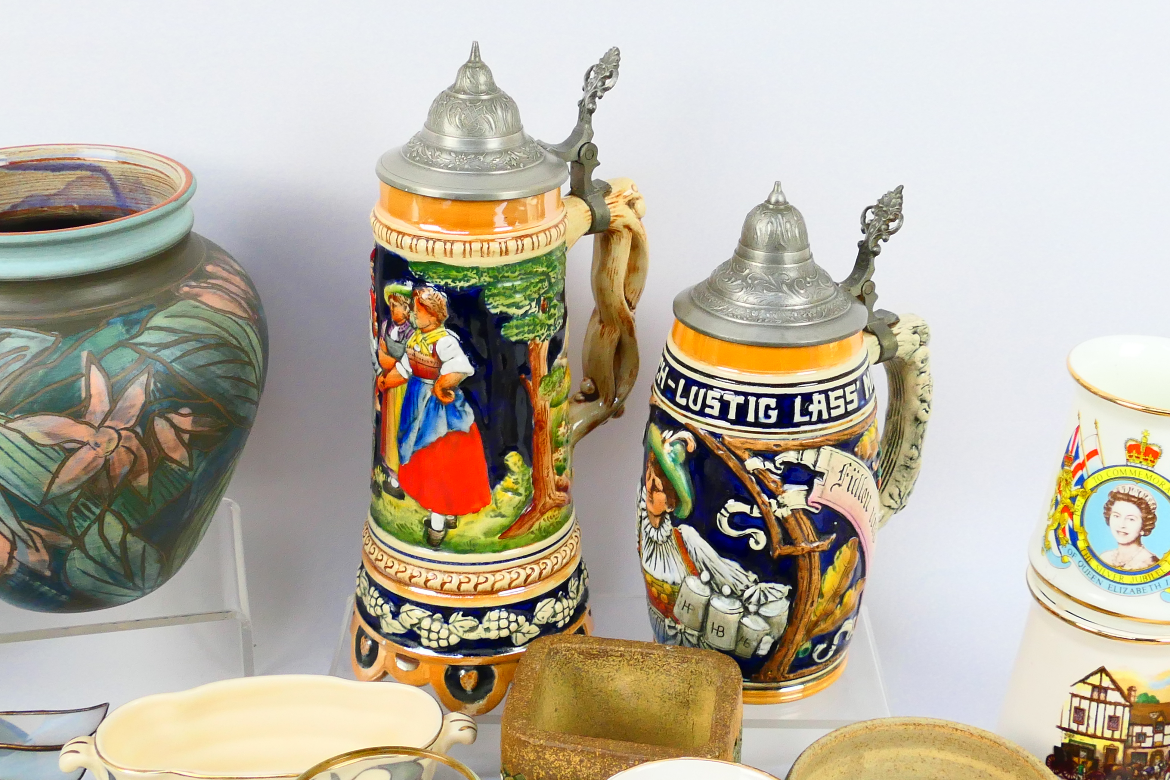 Lot to include Crown Ducal, Sylvac, studio pottery, Masonic related and other. - Image 2 of 8