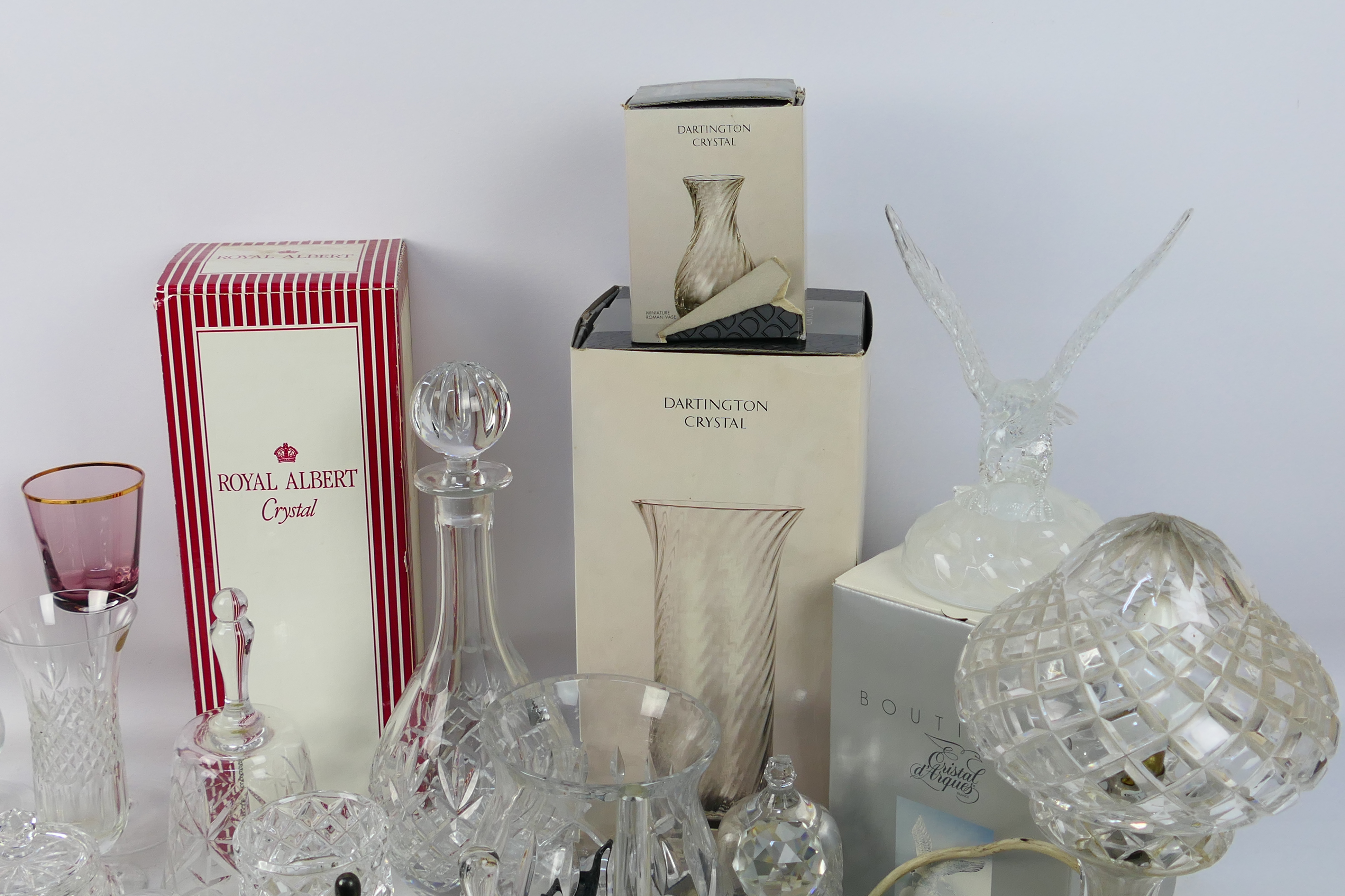 A collection of glassware, part boxed, to include Wedgwood, Dartington Crystal, - Image 3 of 5