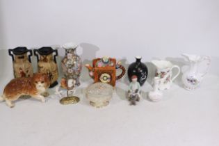 Crown Devon, Embosa Ware, Coopercraft, Pedder, Other - A collection of ceramics including vases,