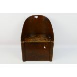 A child's vintage commode with carved decoration, approximately 49 cm (h).