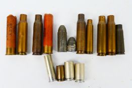 A small collection of spent shells / casings.