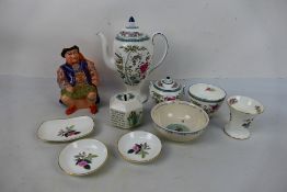 A small quantity of ceramics to include Wedgwood Kingston pattern coffee wares,