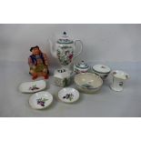 A small quantity of ceramics to include Wedgwood Kingston pattern coffee wares,