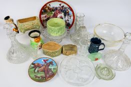 Ceramics and glassware to include Red Ru