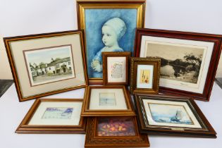 Various framed pictures comprising prints, to include limited editions, etching and other,