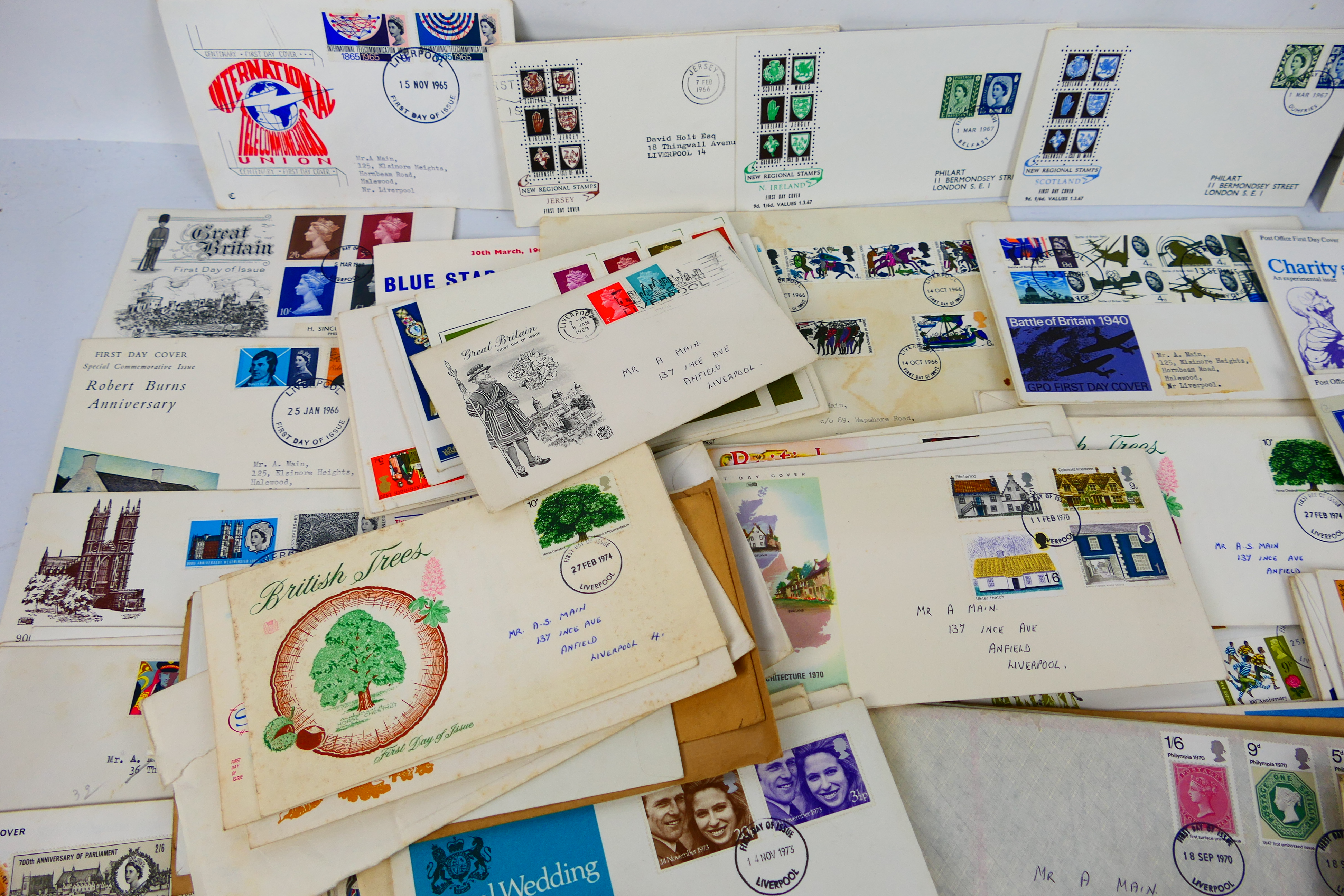 Philately - A quantity of covers and fir - Bild 3 aus 7