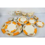 A quantity of Allertons dinner wares wit