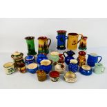 A collection of Torquay pottery wares to