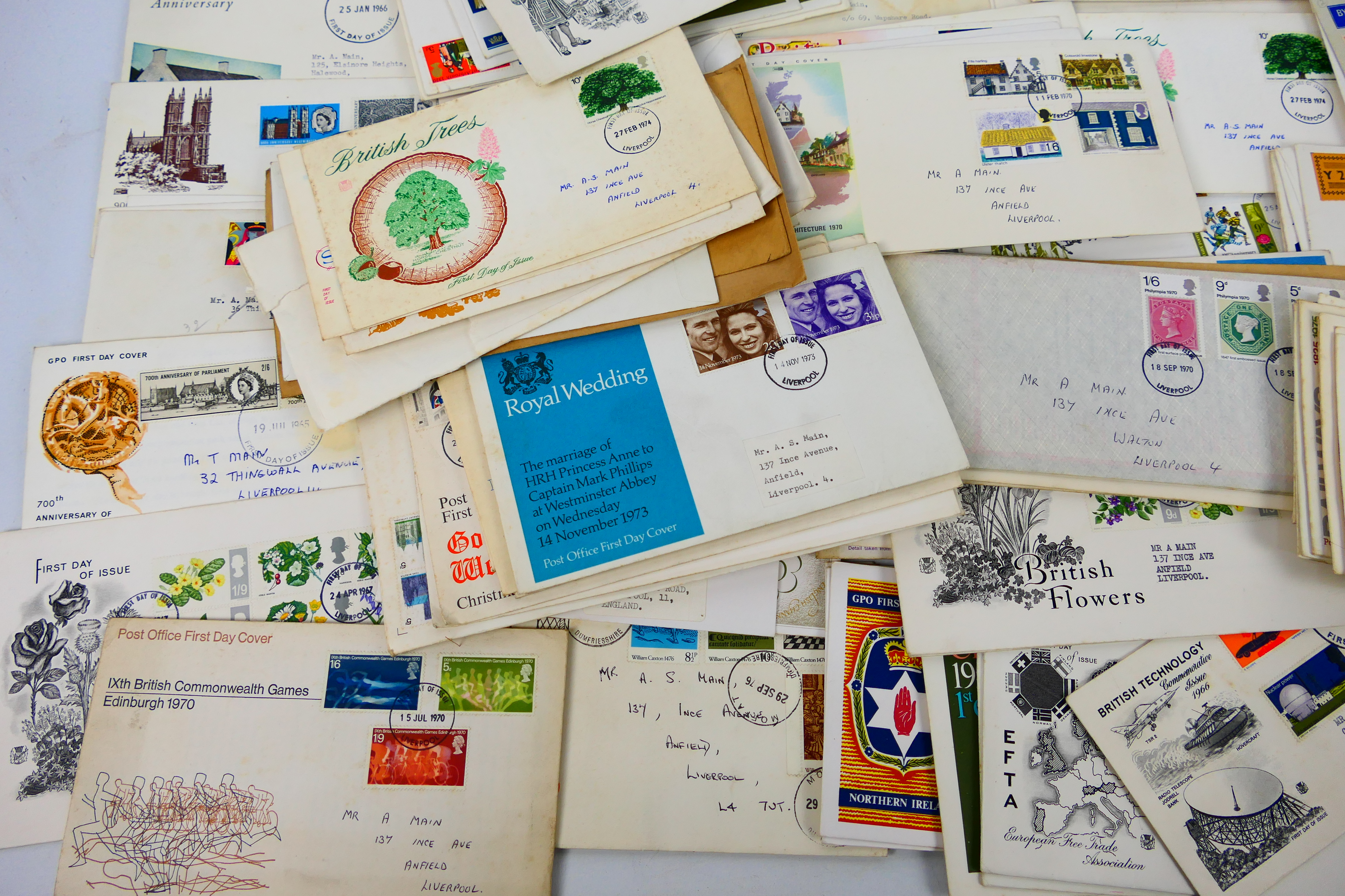 Philately - A quantity of covers and fir - Bild 2 aus 7