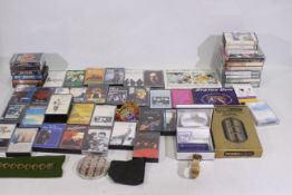 Lot to include vintage audio cassettes, costume jewellery bangle, boxed wrist watch and other.