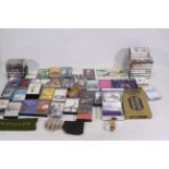 Lot to include vintage audio cassettes, costume jewellery bangle, boxed wrist watch and other.