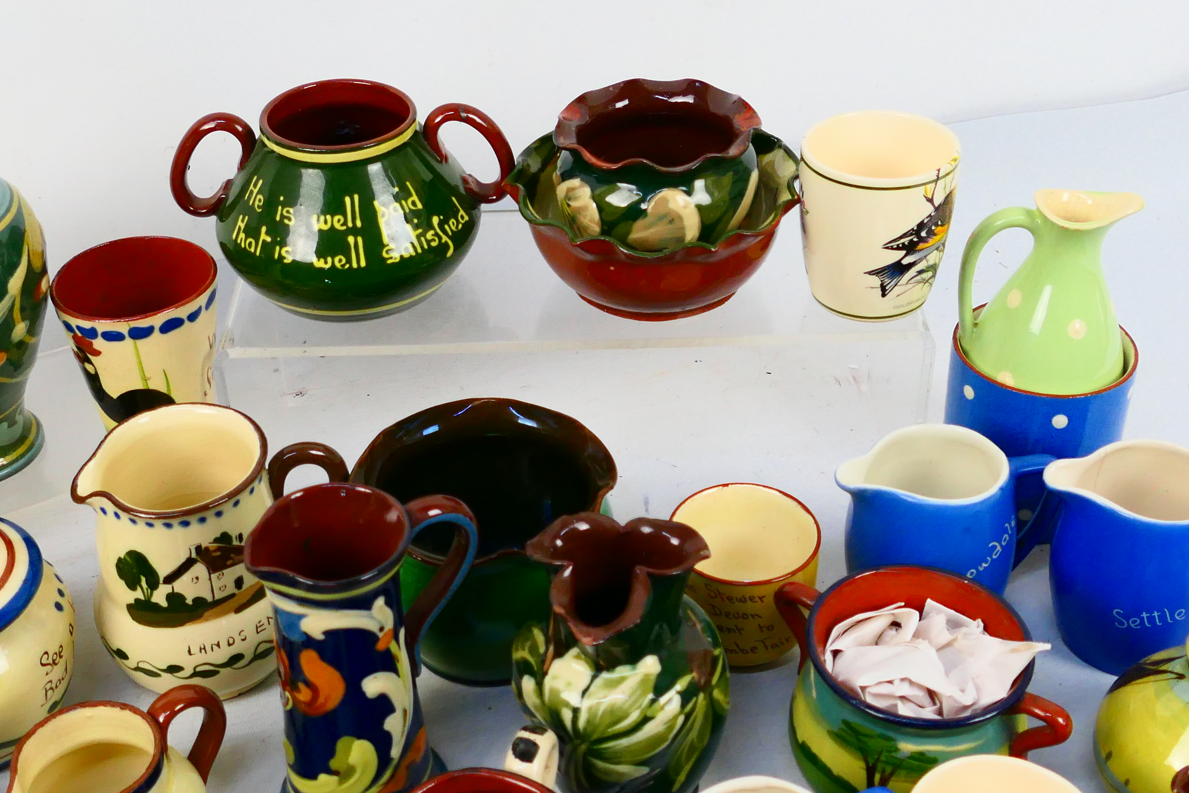 A collection of Torquay pottery wares to - Image 3 of 7