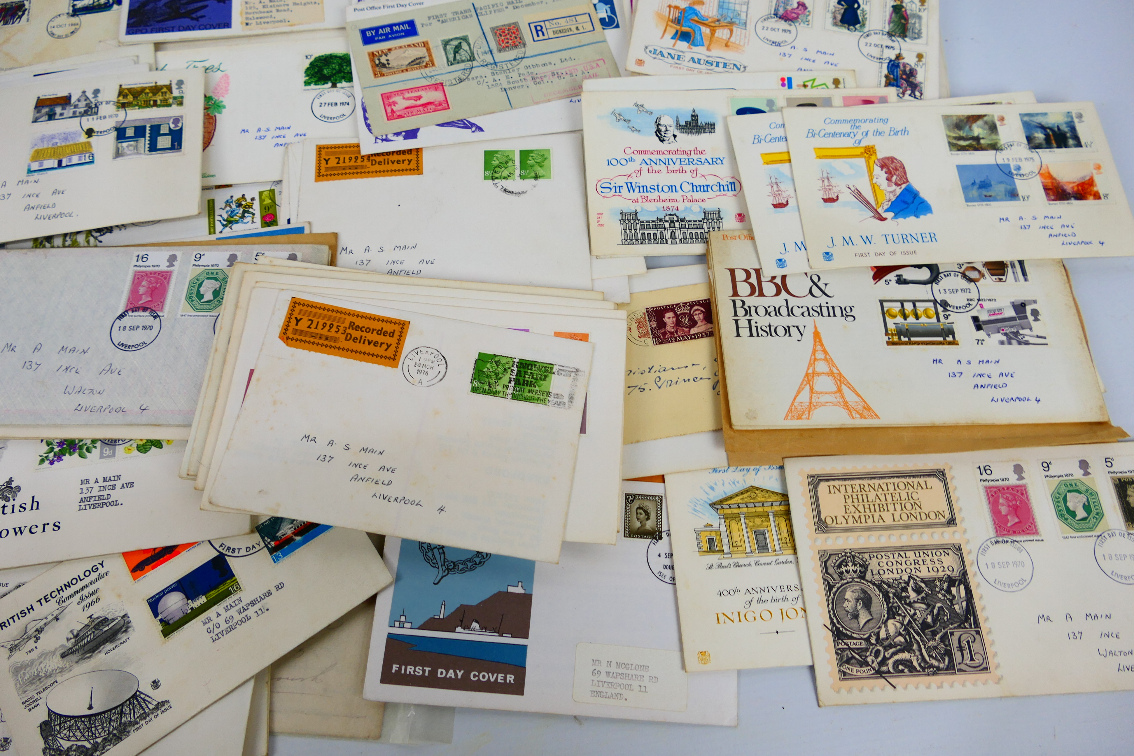 Philately - A quantity of covers and fir - Bild 6 aus 7