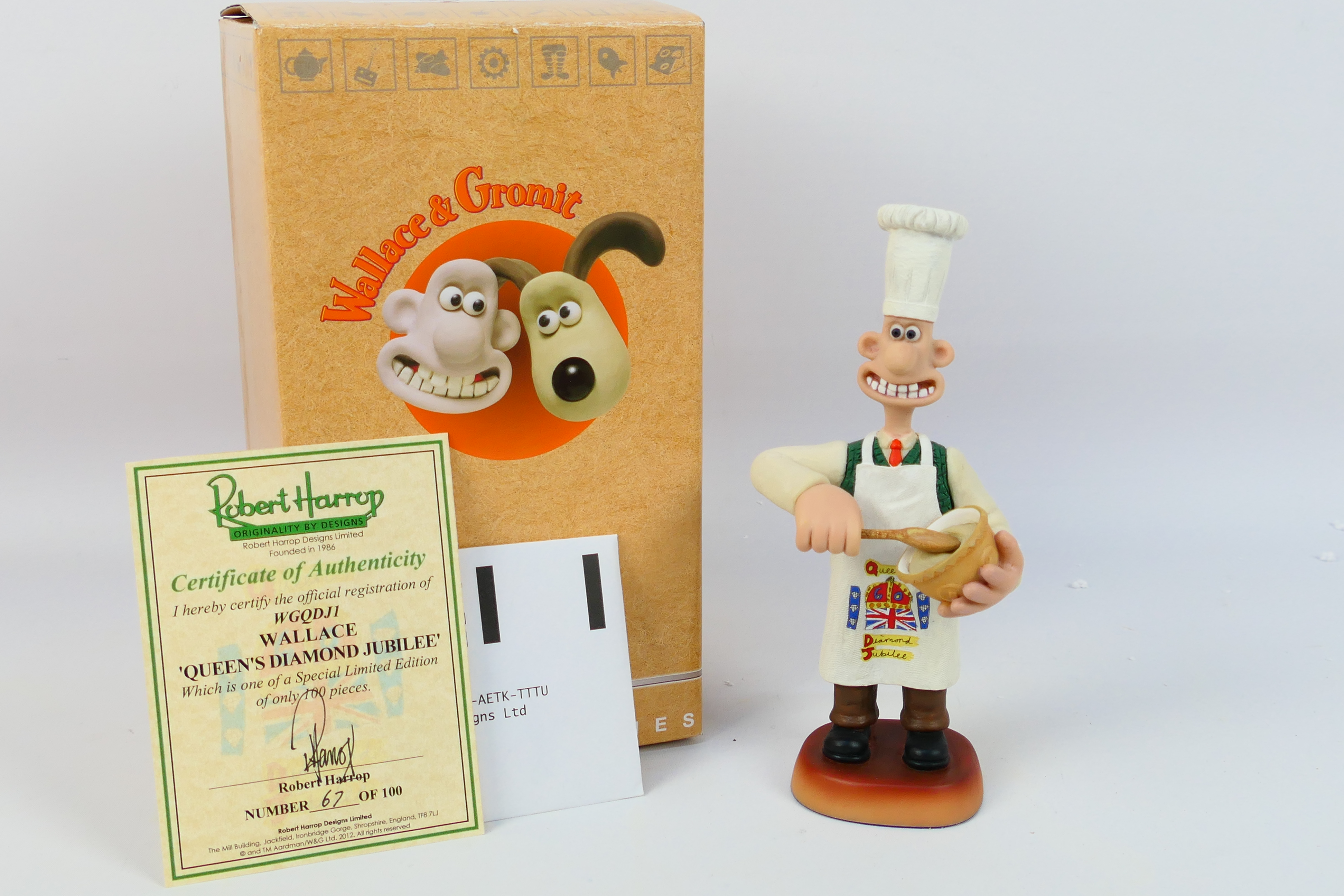 Robert Harrop - Wallace and Gromit - A Limited Edition Robert Harrop resin figure of Wallace