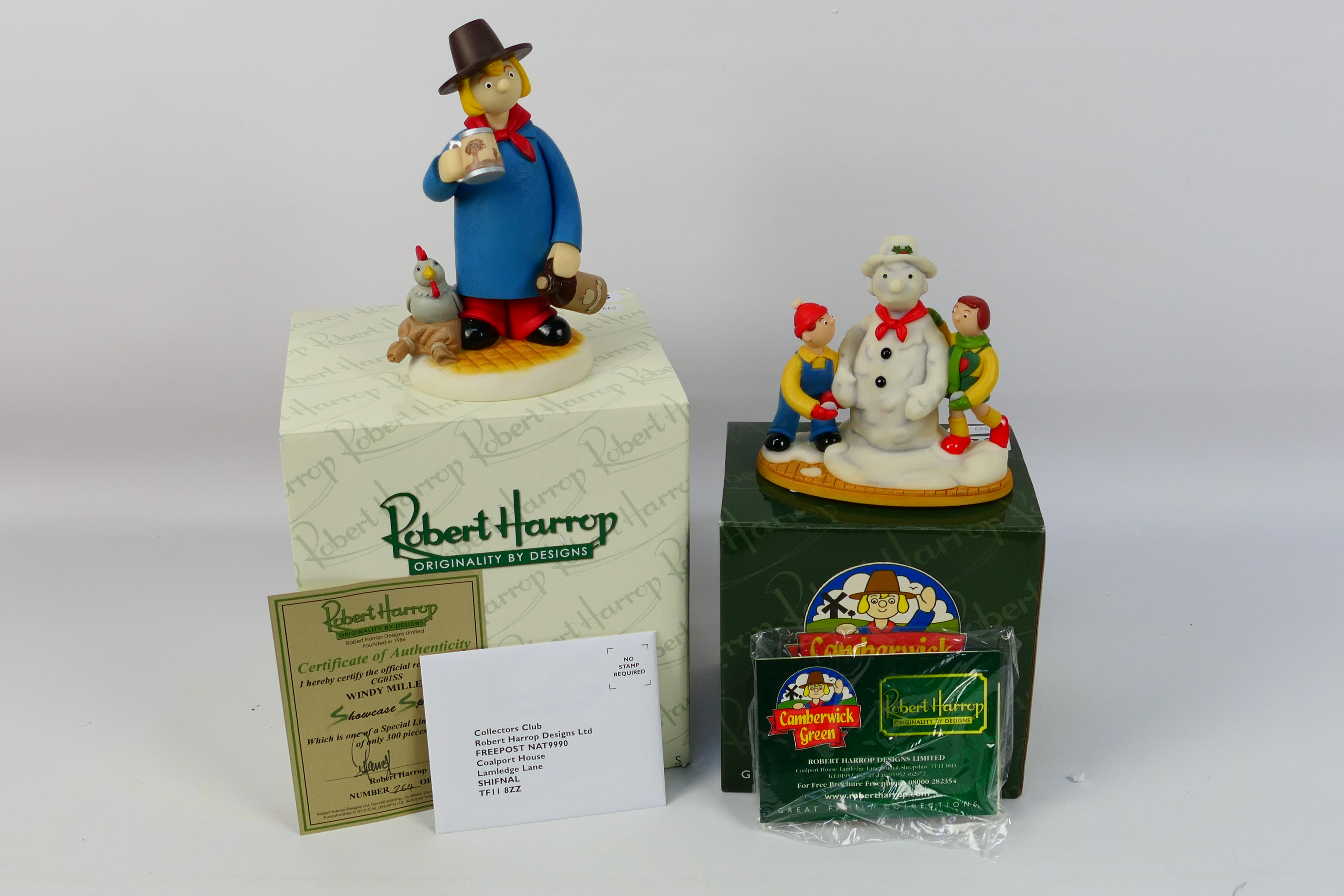 Robert Harrop - Camberwick Green - A pair of Robert Harrop resin figurines from the Camberwick