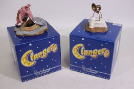 Robert Harrop - Clangers - A pair of Robert Harrop Resin figures from The Clangers consisting of