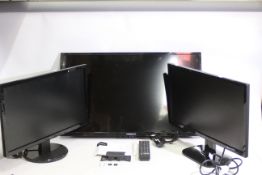 Veltech, Acer - 3 x TV/computer monitors - Lot includes 2 x Acer K222HQL and KA220HQ monitors.