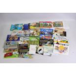 A collection of picture card albums including Ninja Turtles, The Magical World of Disney,