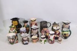 The Leonardo Collection, Regency Fine Arts, Roy Kirkham Pottery, Other - 16 x Toby Jugs,