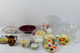 Royal Paragon, Rosina China, Royal Worcester, Royal Doulton, Other - Lot to include ceramic figures,