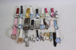 A collection of women's watches includin