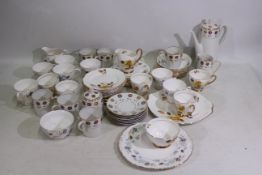 Walbrzych, Colclough, Royal Imperial - 3 x small ceramic tea sets - Lot includes teapots, plates,