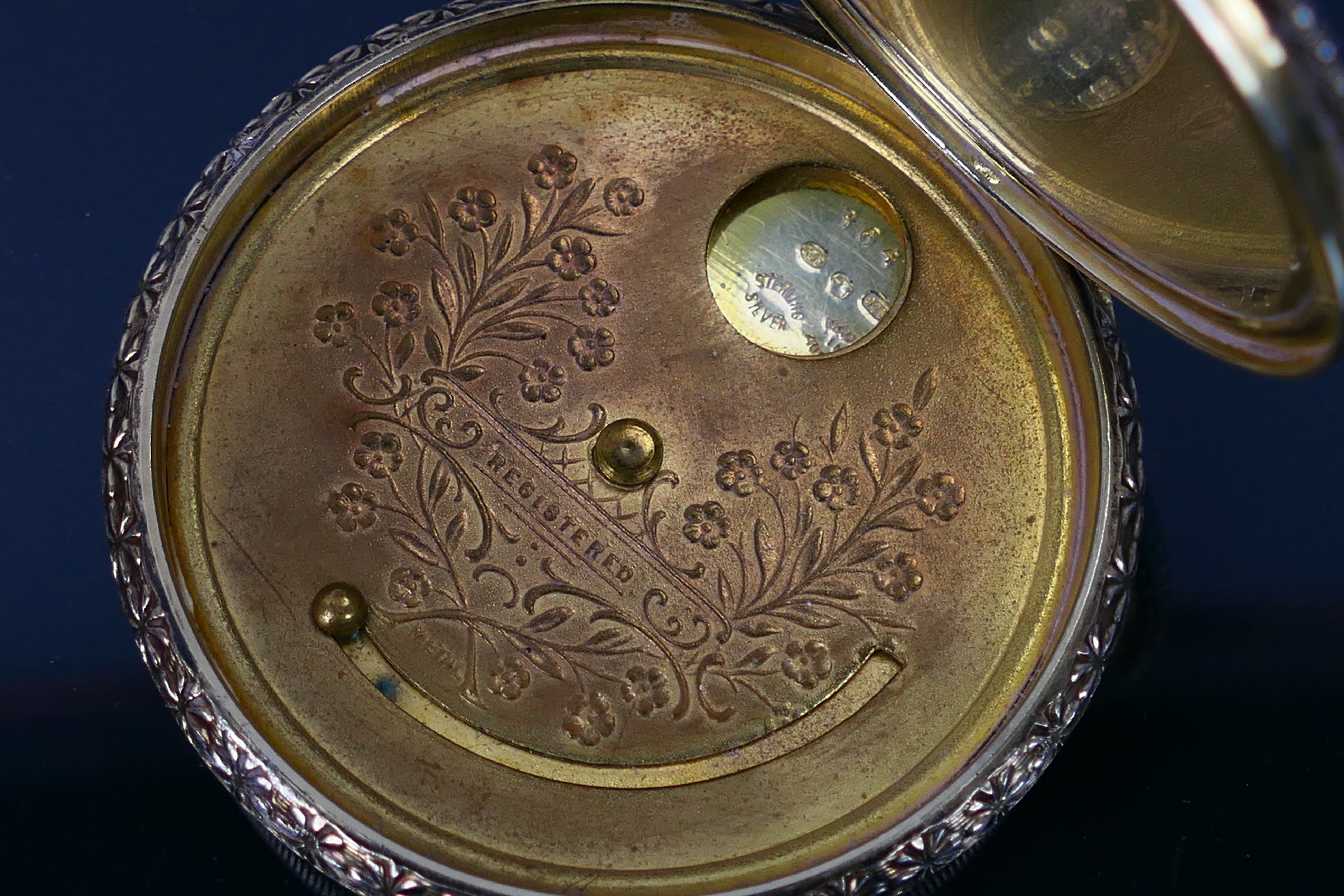 An Austrian silver (935 fineness) and enamelled powder compact. - Image 8 of 11