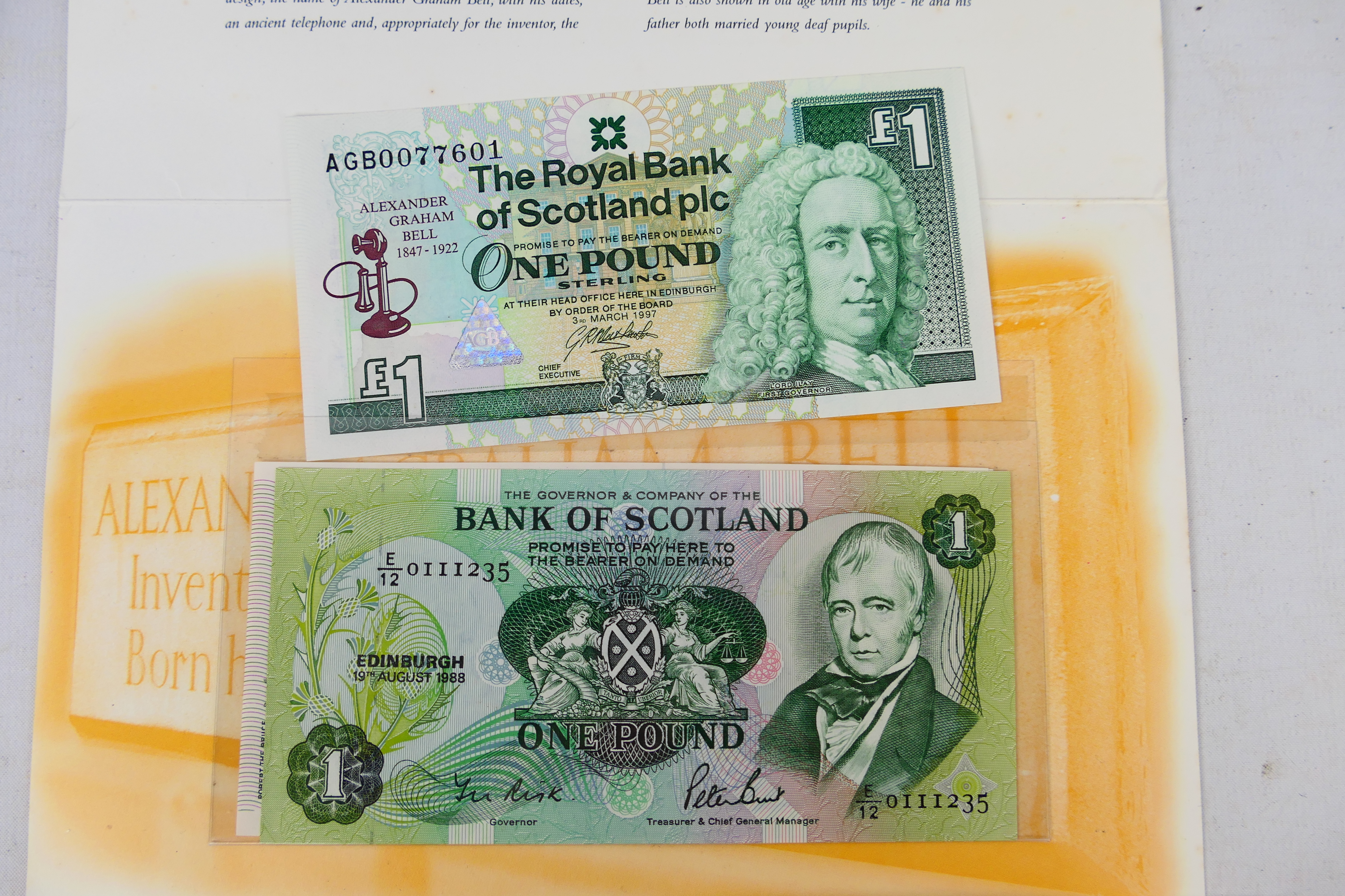 A collection of Scottish banknotes to in - Bild 4 aus 10