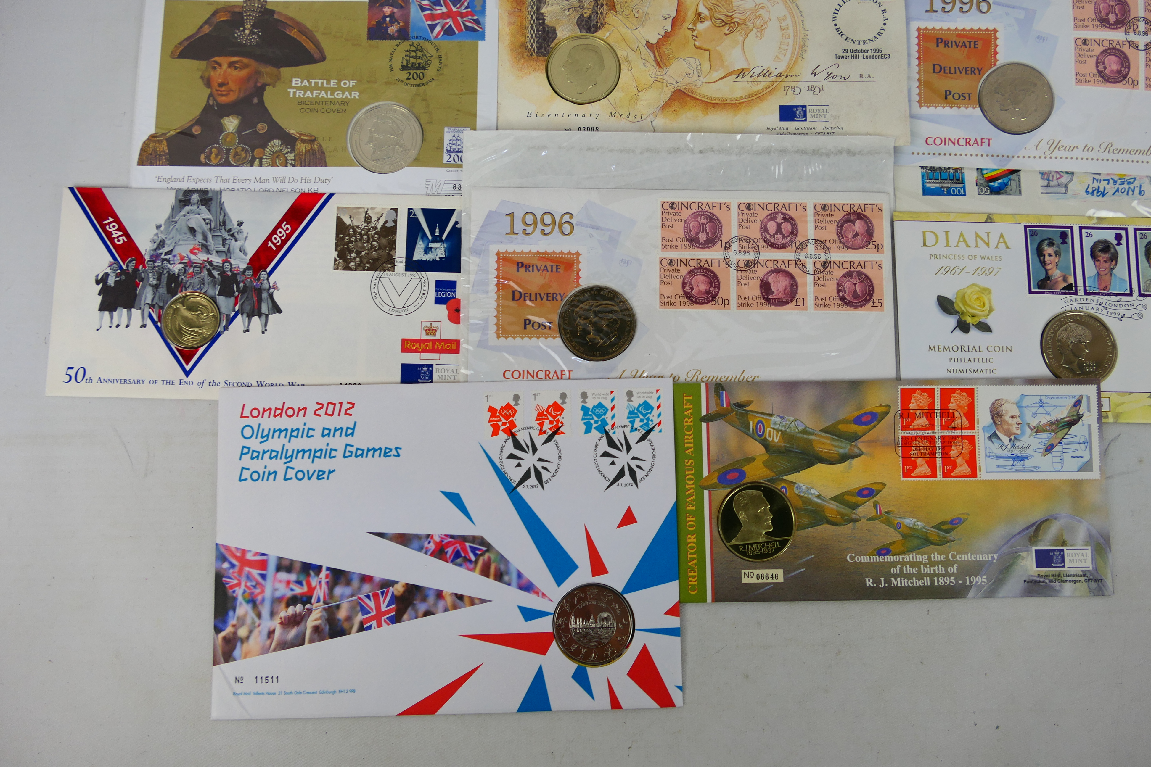 A collection of philatelic numismatic co - Image 5 of 7