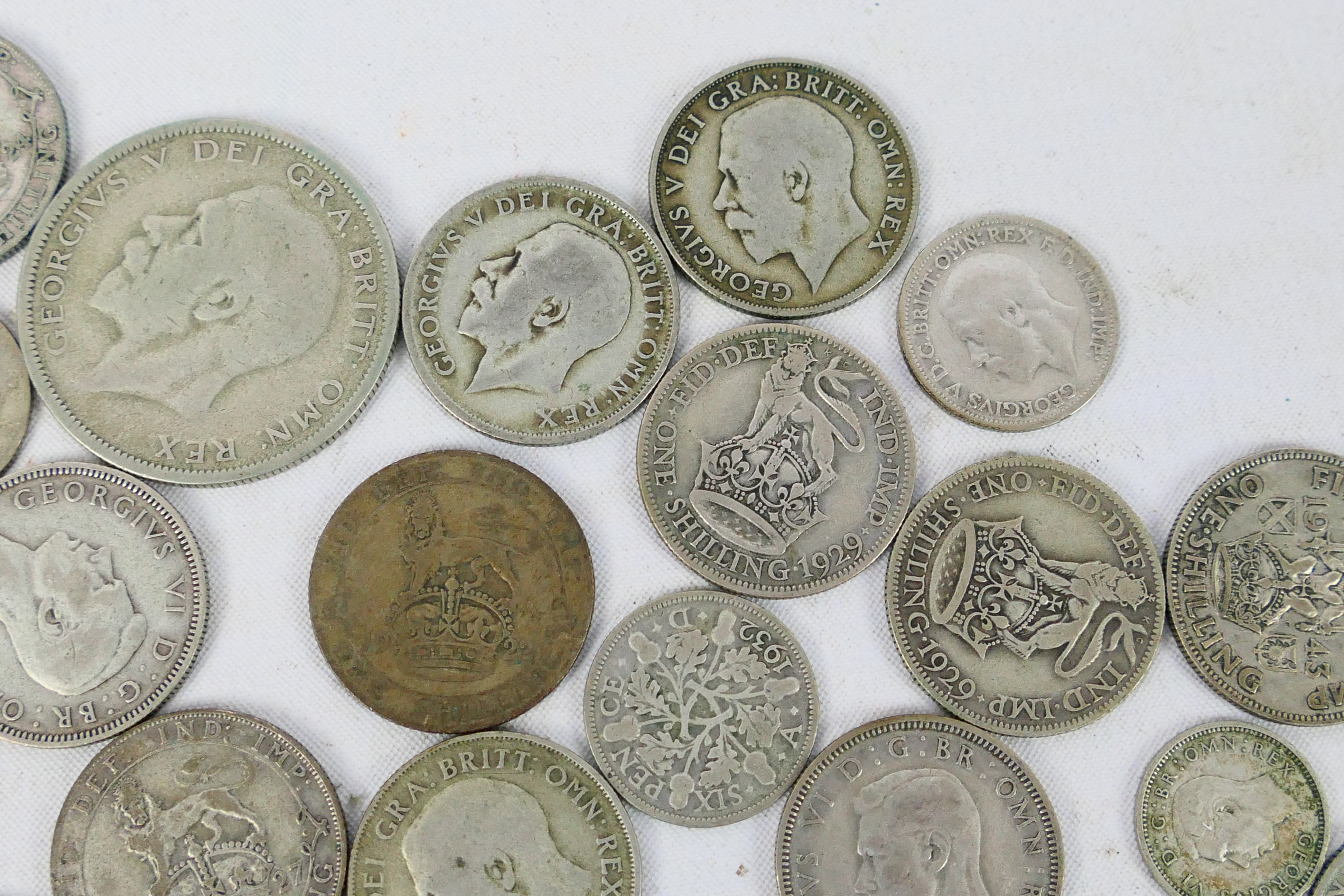 A collection of silver content coins (500 fineness), George V and later, approximately 358 grams. - Bild 4 aus 11