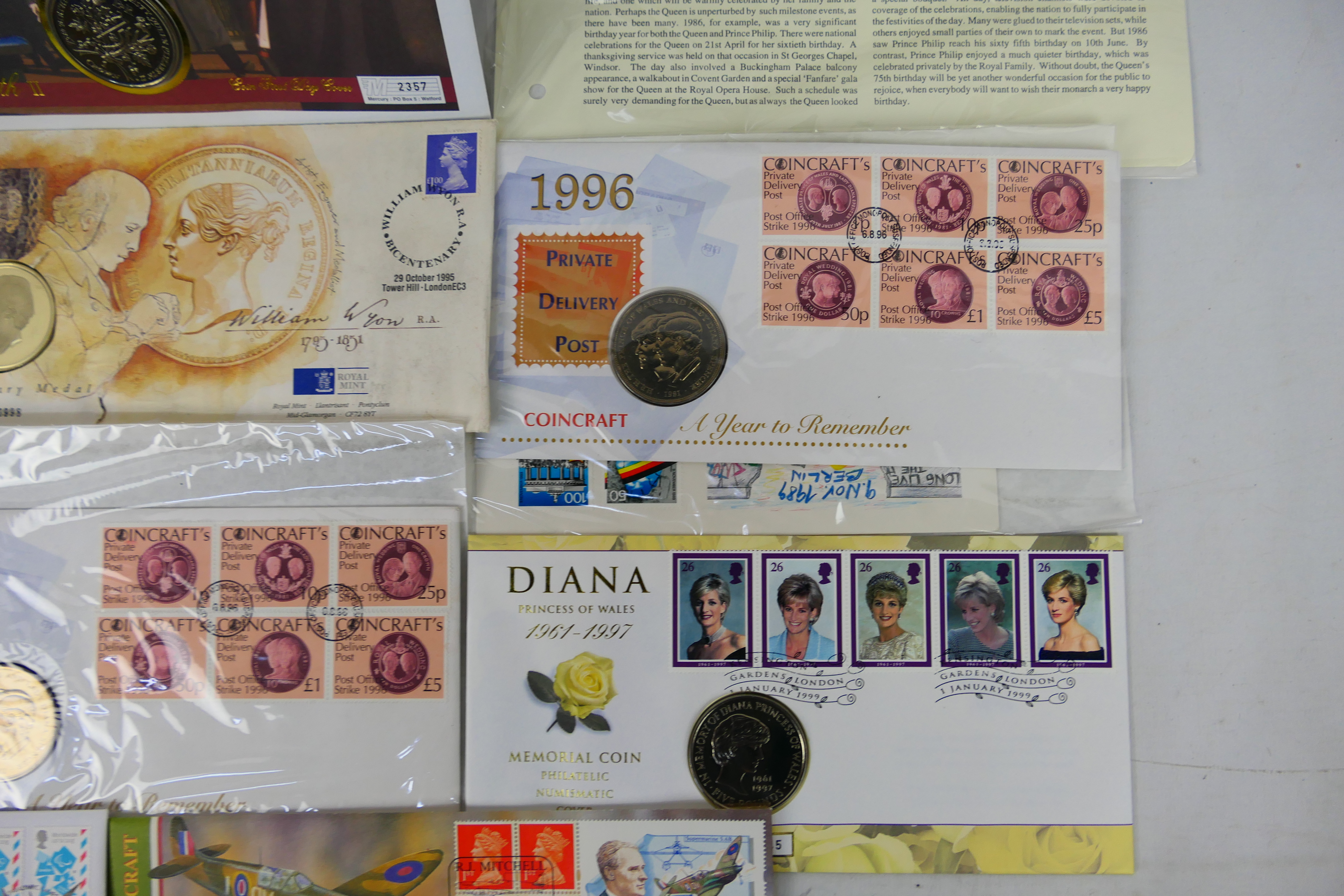A collection of philatelic numismatic co - Image 7 of 7