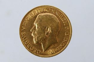 Gold Sovereign - George V sovereign (full), 1911, 8 grams.