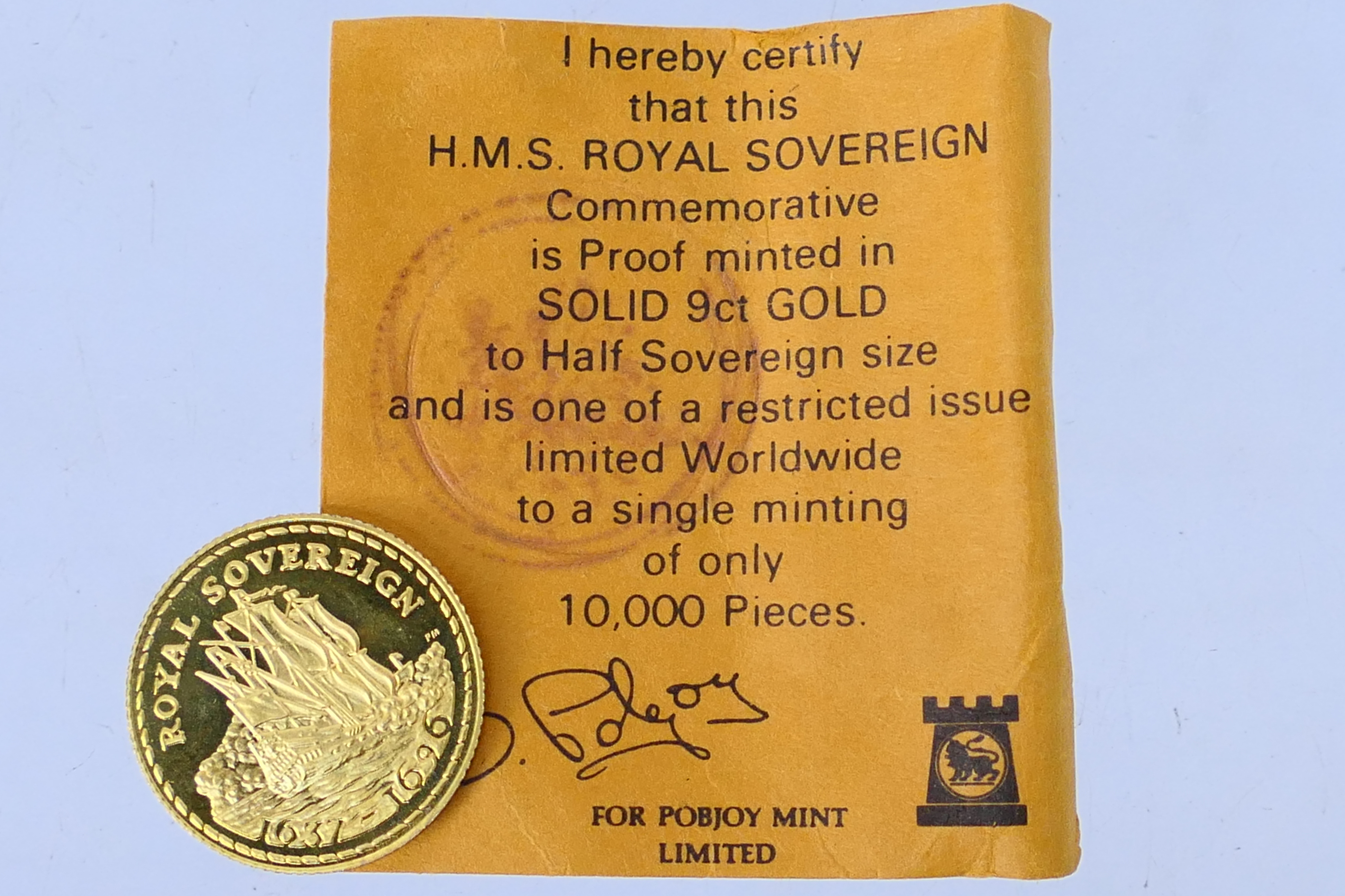 Gold Coin - A Pobjoy Mint, limited editi - Bild 3 aus 3