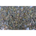 A large quantity of pre-decimal coinage,