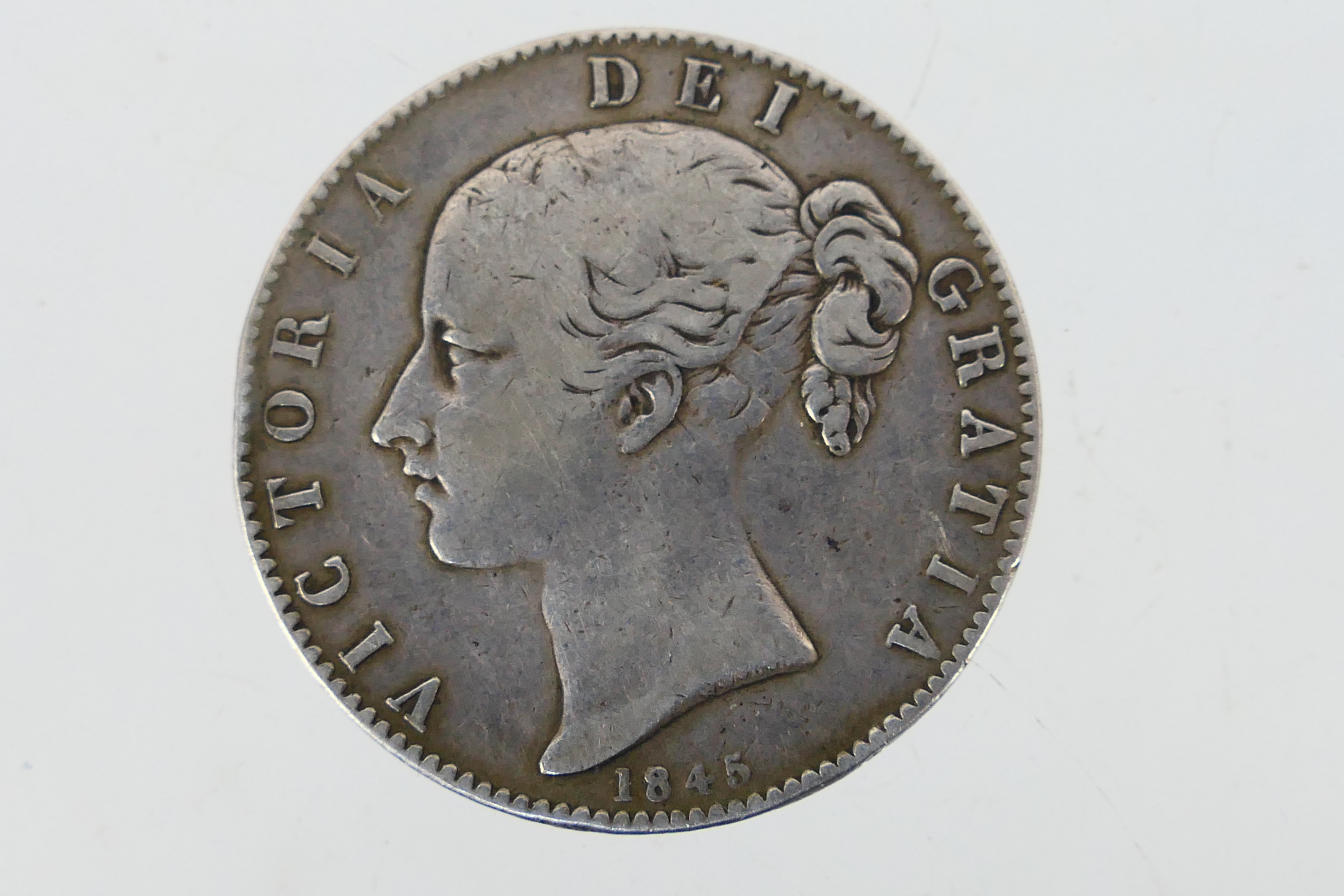 Victoria, Crown, 1845, edge VIII, cinque