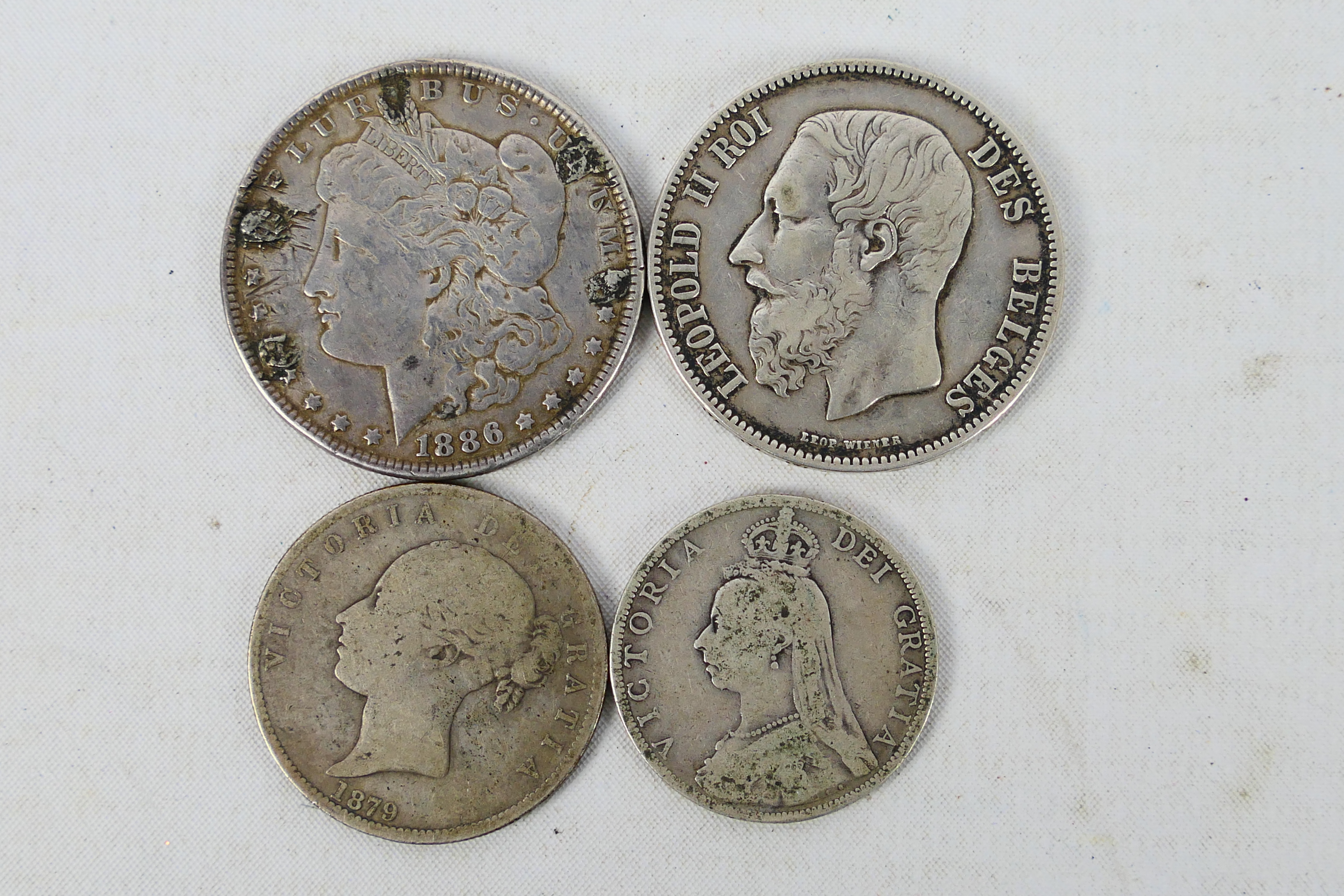 Silver Coins - Lot to include an 1871 Be