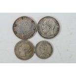 Silver Coins - Lot to include an 1871 Be