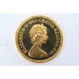 Queen Elizabeth II - A proof sovereign (