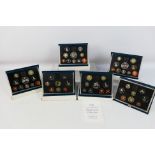 Six Royal Mint Proof Coin Sets comprisin